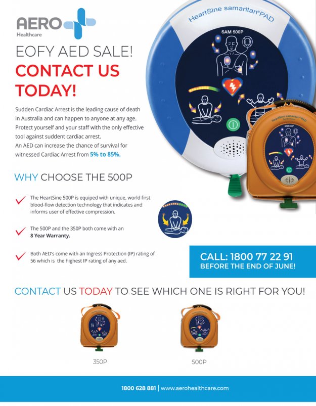 EOFY AED Flyer