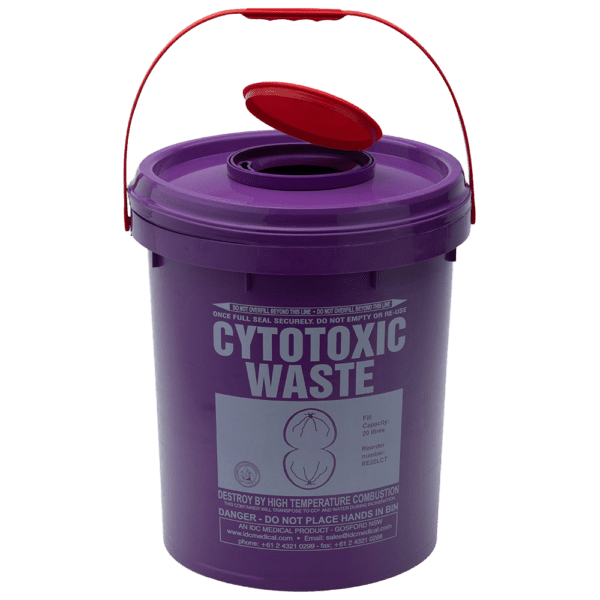 AEROHAZARD Cytotoxic Disposal Container 23.0L